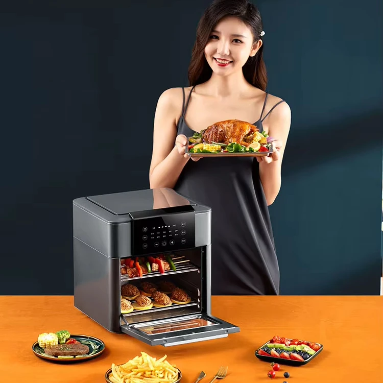 QF312 Consumer Best Home Use Silver Crest 1650W Hot Large 12L Oven Air Fryer Without Oil