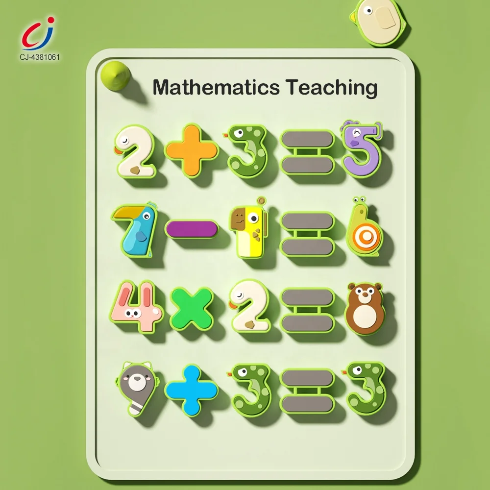 Chengji diy colored clay toy set educational play dough kit question cards tangram animal digital mold clay set for kids