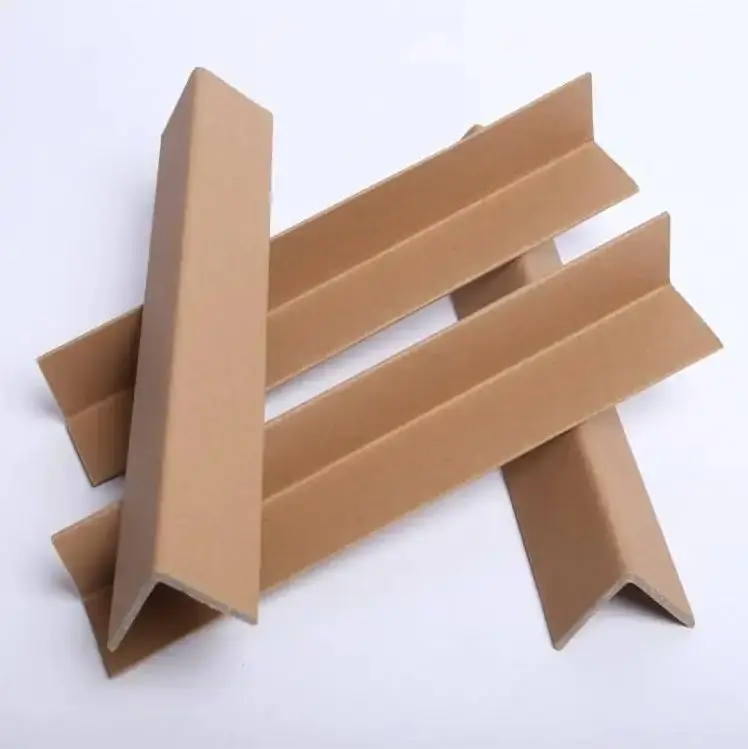 Corrugated Cardboard Angles Edge Boards Kraft Paper Pallet Edge Protector Edgeboard Carton Corner Protector For Pallet