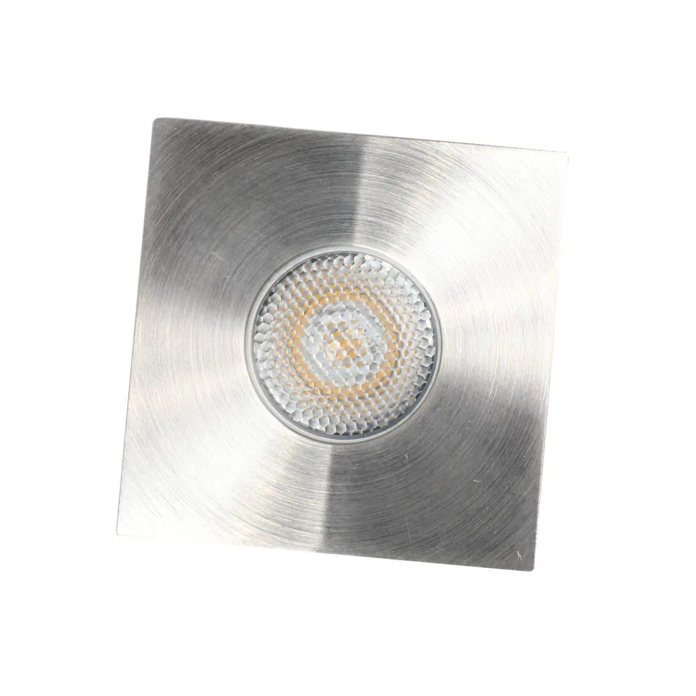 3w square stainless steel led inground light waterproof underground lamp led floor recessed lights