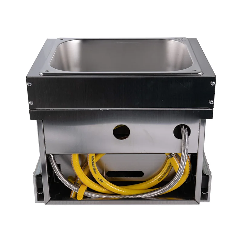 hot sell RV gas stove pull out kitchen cooker trailer caravan cooker with sink