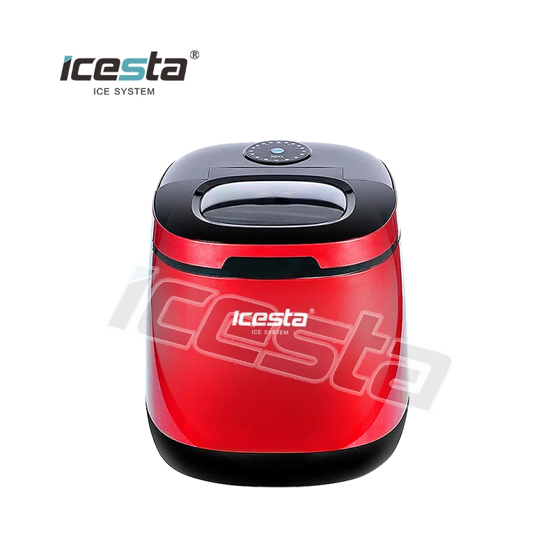ICESTA mini household countertop quick automatic portable bullet ice maker machine
