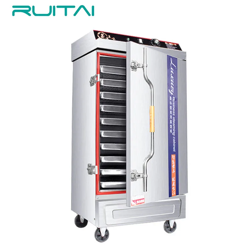 Factory Price Stainless steel electric gas steam cabinet steaming steamer commercial restaurant kitchen cooking equipment