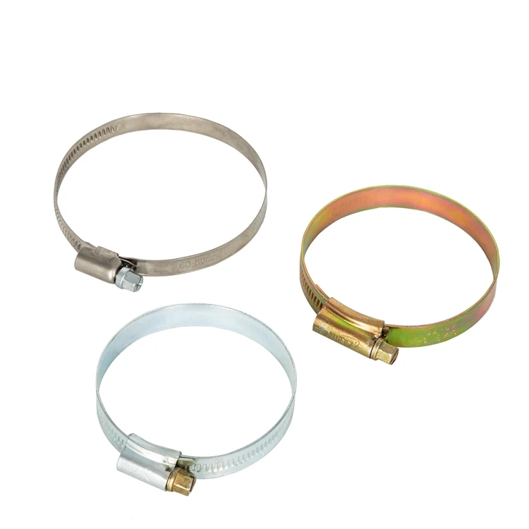 Iron Metal Zinc Plated Worm Gear Car/truck Automotiveused Worm Drive German Type Hose Clamp