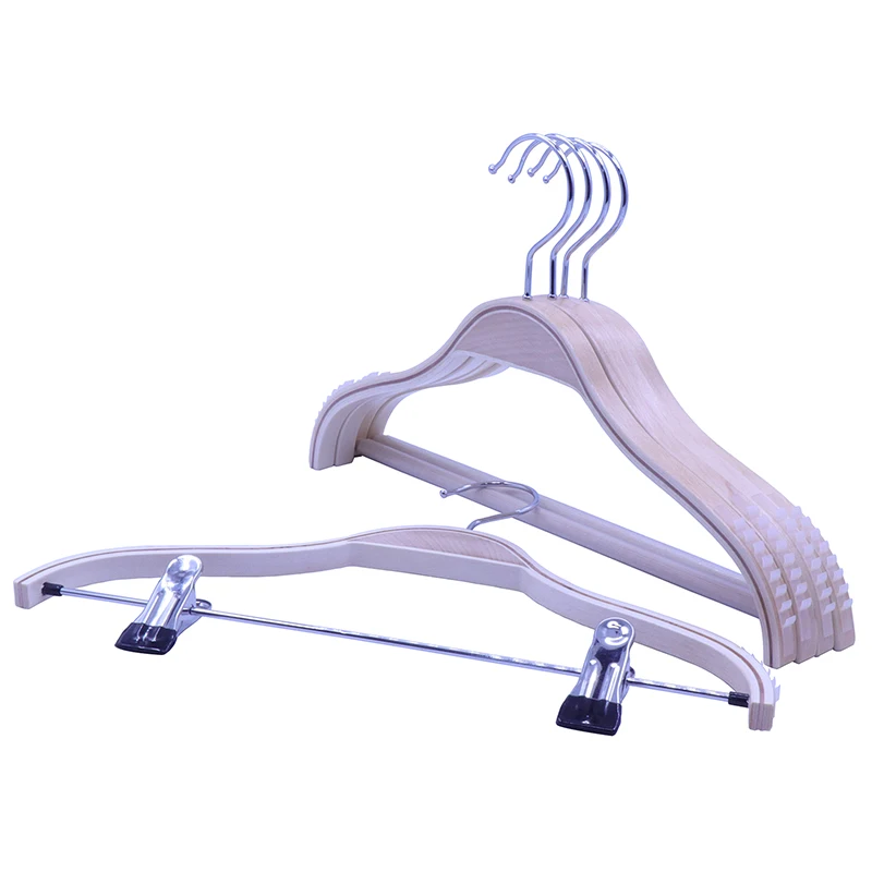 Zara Style Anti-Slip Wooden Hanger for Kids Fashion Wood Cloths Hangers