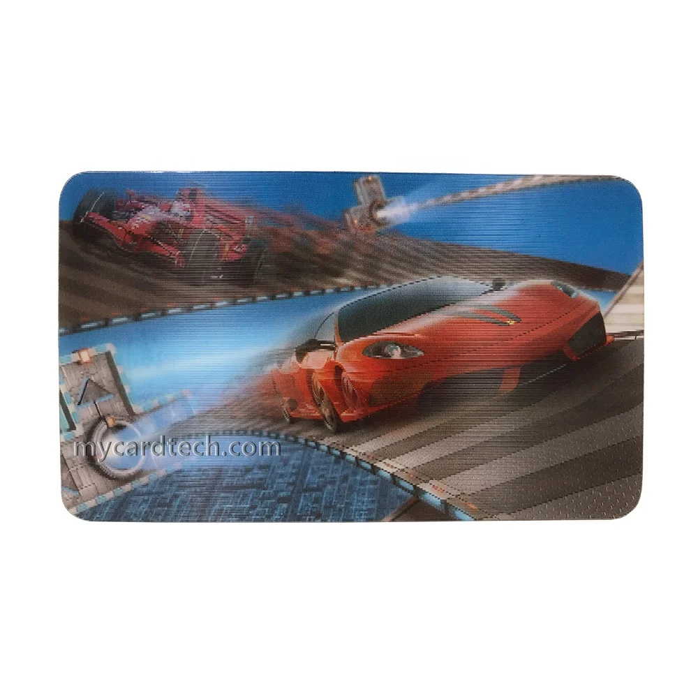 Custom Printing 3D Business Lenticular Card for ID Game Playing Card Postcard