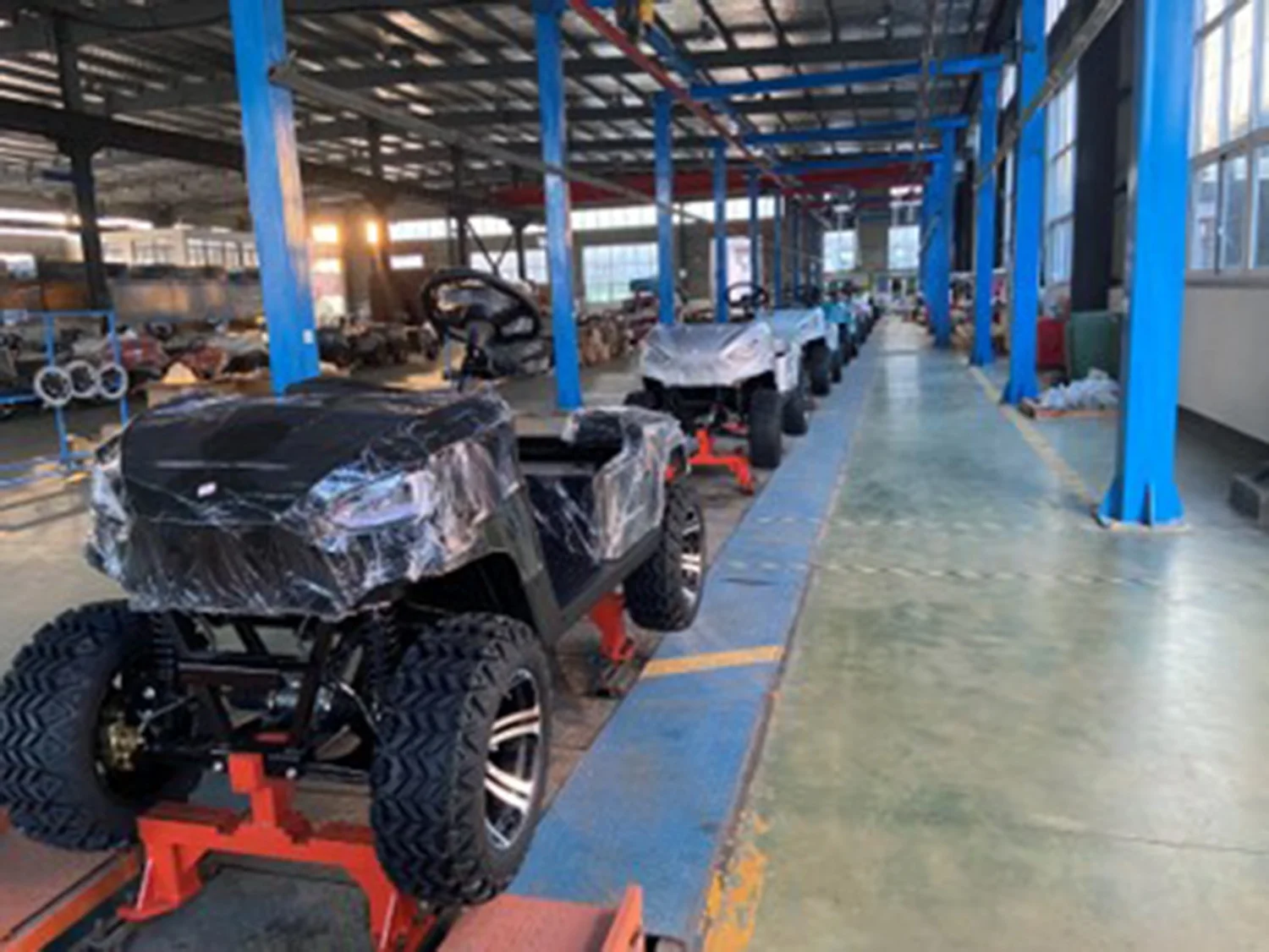 Free Shipping DDP Price 4 Wheel Drive Electric Golf Cart Lithium Battery 48 Volt Manufacturer