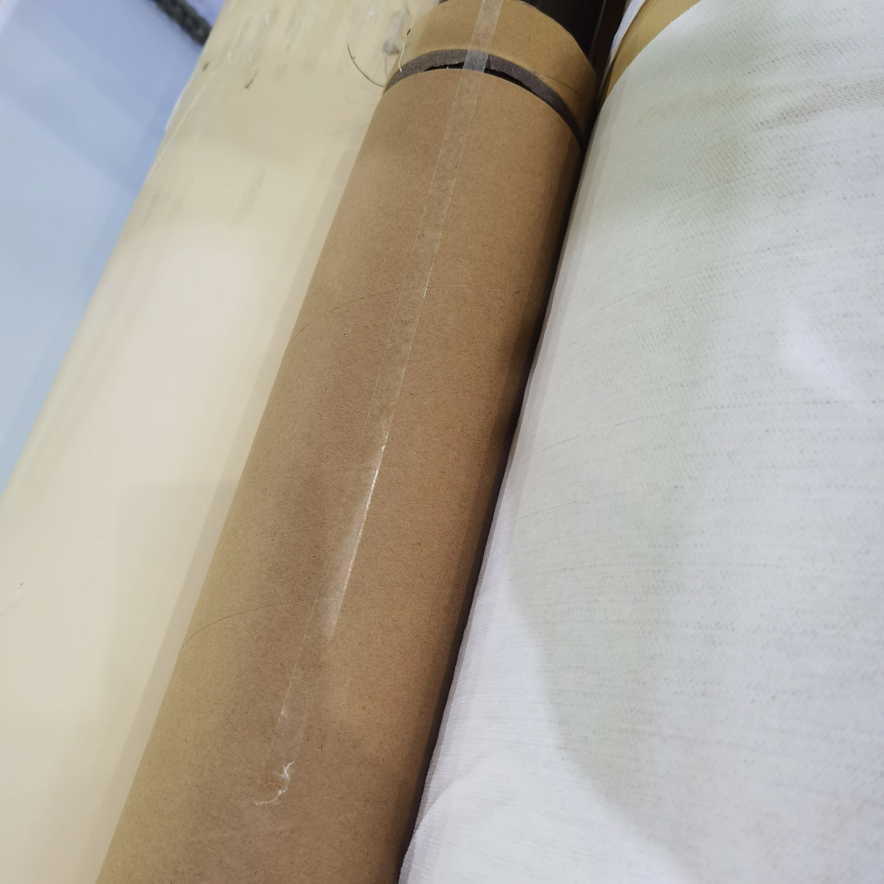 35gsm-90gsm 50%polyester 50%woodpulp Spunlace Nonwoven Parallel Cross Emboss Spunlace Nonwoven  Fabric Factory