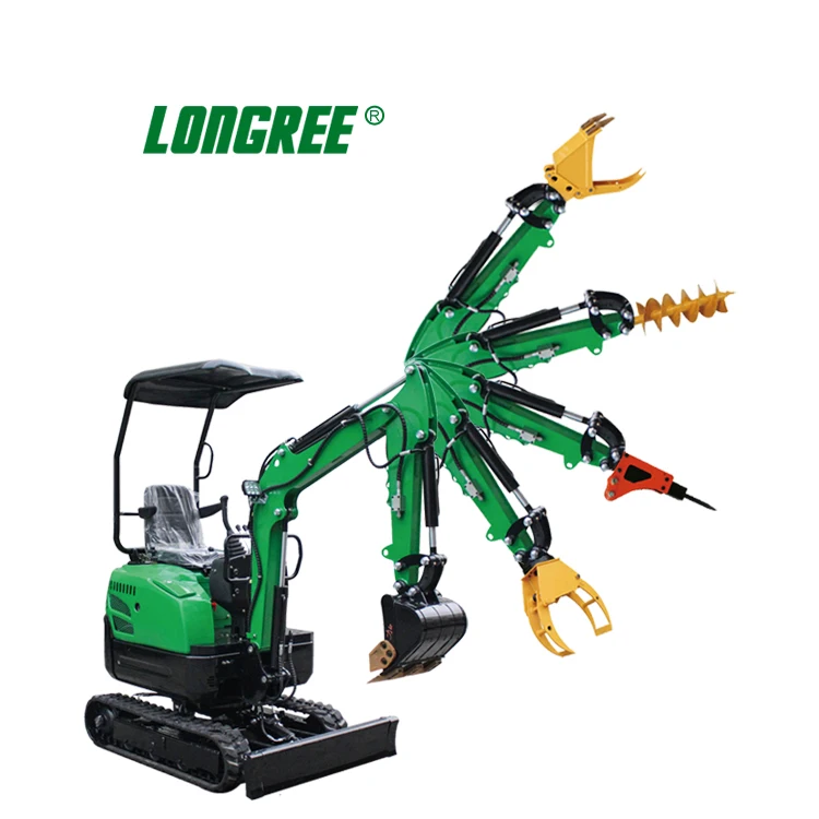 New Excavator Price 0.8 ton 1 ton 1.1 ton mini Excavator Digging Hydraulic Small Micro Digger Machine Prices