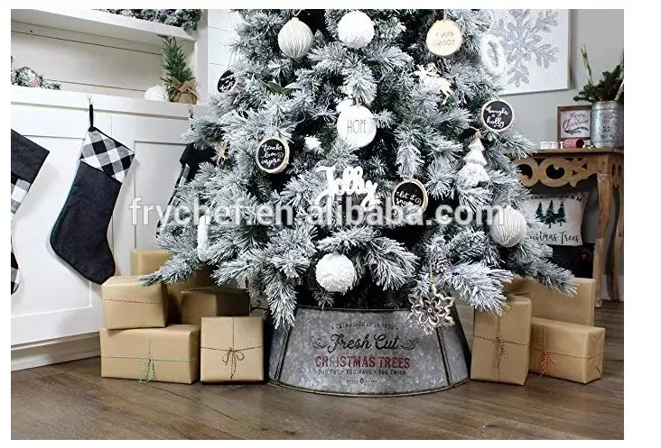 Galvanized steel foldable  christmas tree Collar , Christmas decoration