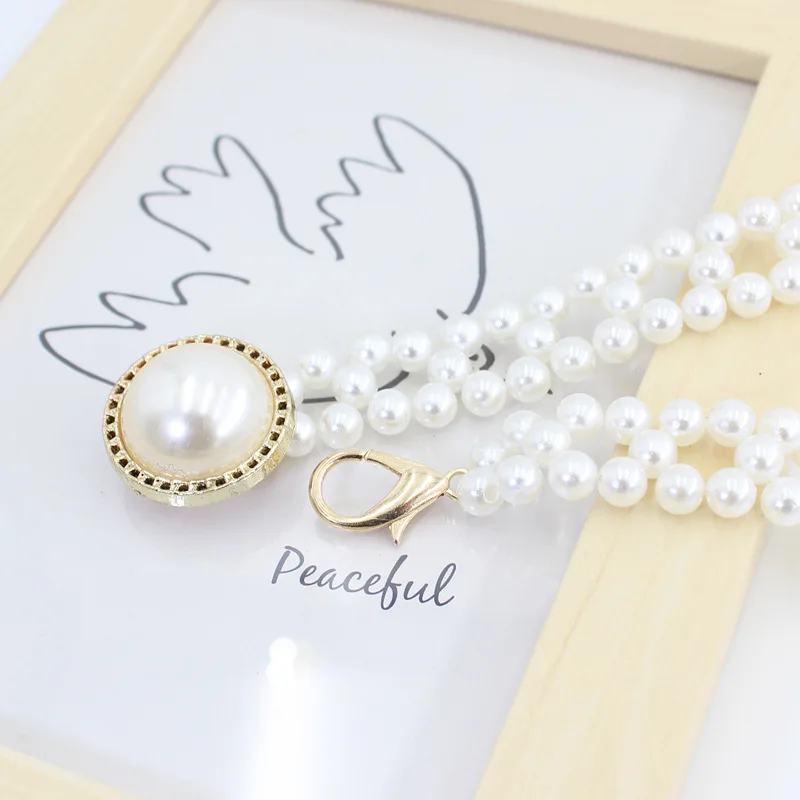 Fashion Versatile Waist Chain Pearl Waist Chain Decoration Women Waist Belt