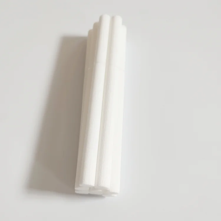 High Quality Filter Absorbent Cotton Wick  White Fiber Cotton Stick Polyester Fiber Refill Sticks
