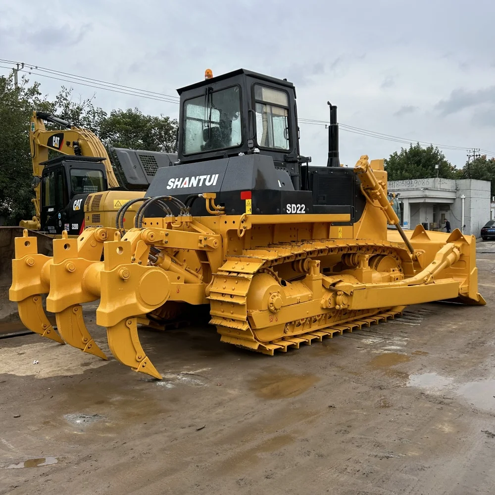 Used Shantui Crawler Bulldozer SD22 Factory Price Shantui Bulldozers SD22 162KW Power for Sale