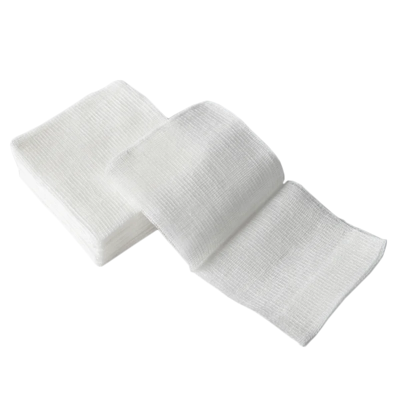 100% cotton gauze swabs non-sterile different sizes
