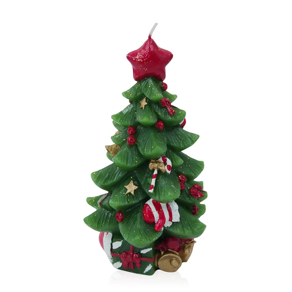 Custom design eco friendly decorative christmas party candles