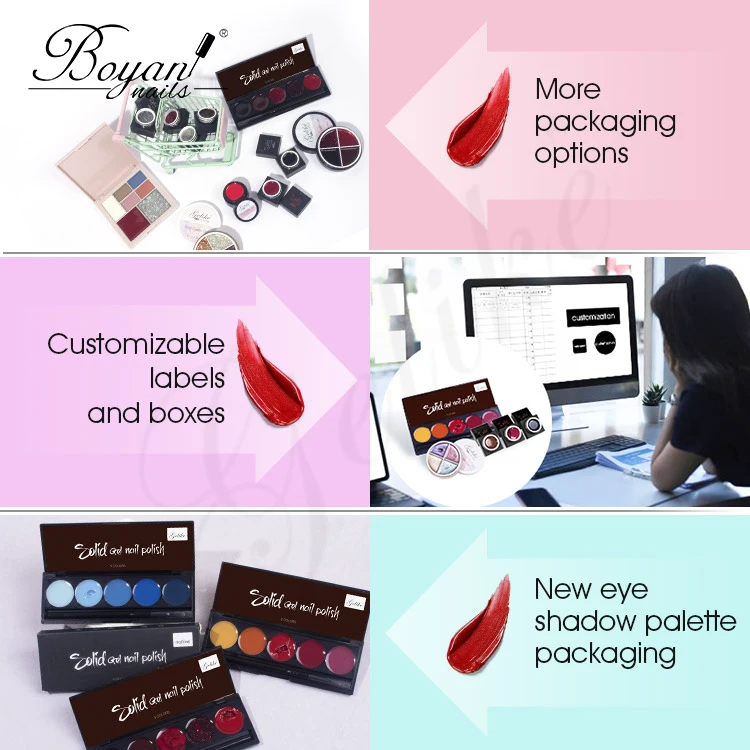 Professional customization all the colors cream pudding nail art gel colors solid cream nail gel polish