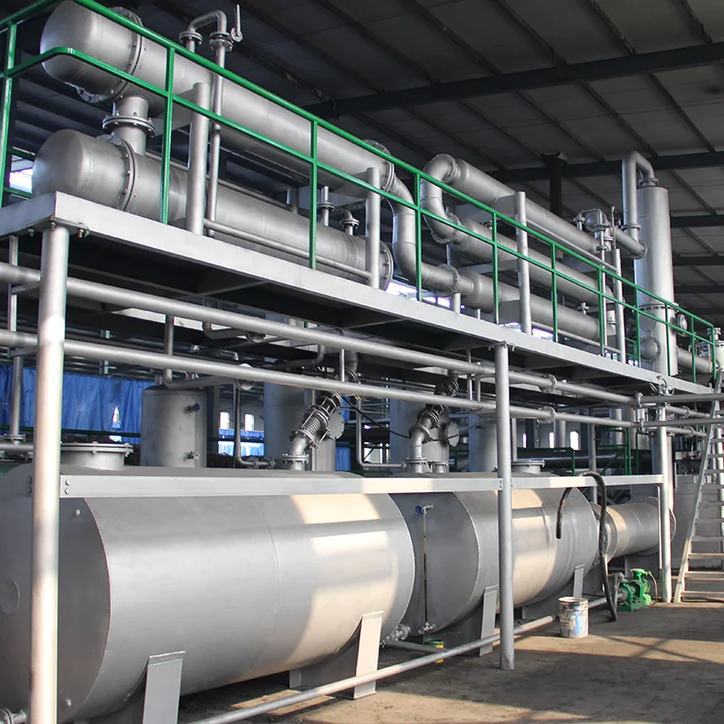 waste oil refined machine recycling equipment waste oil refining plant