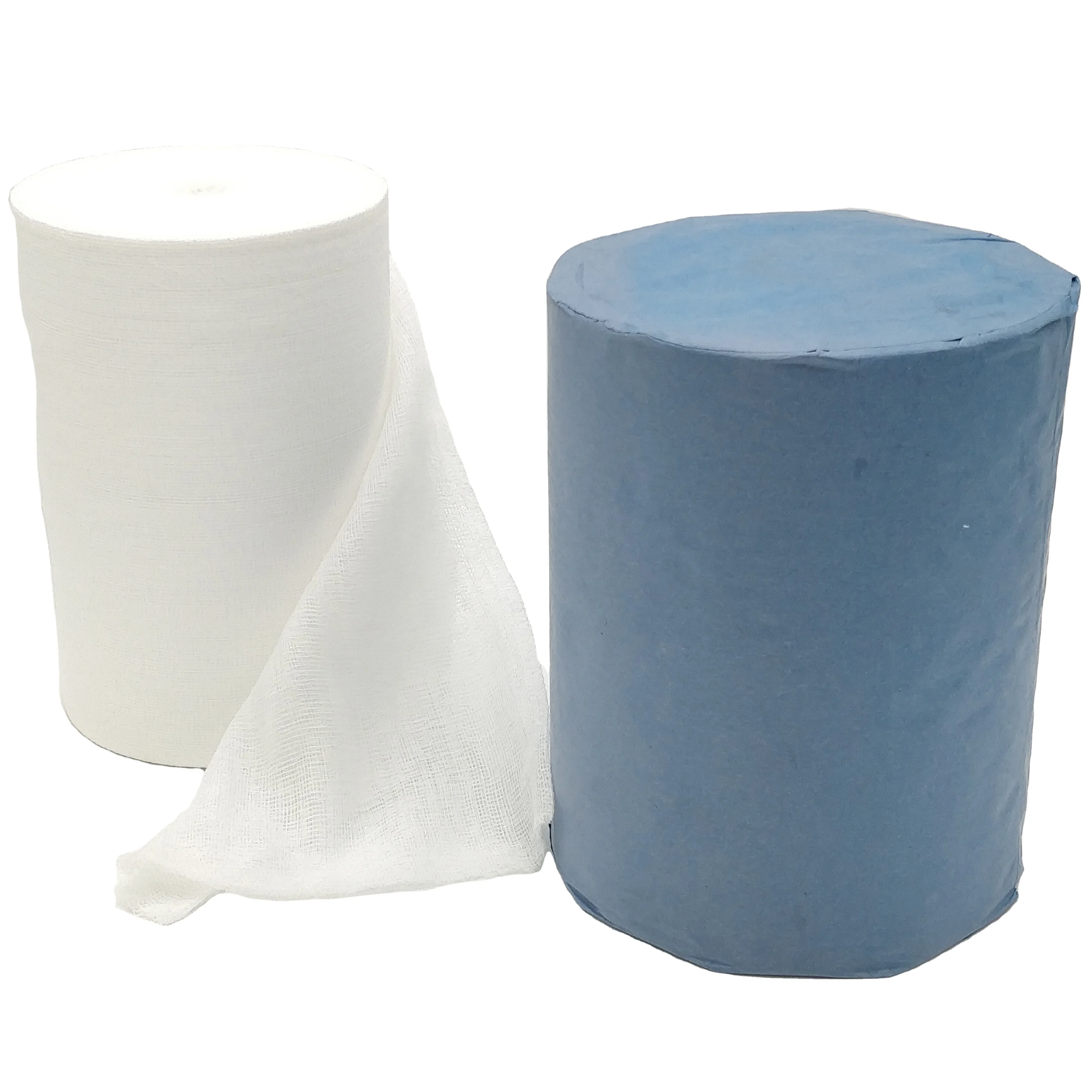 4ply gauze roll medical round and pillow type gauze roll