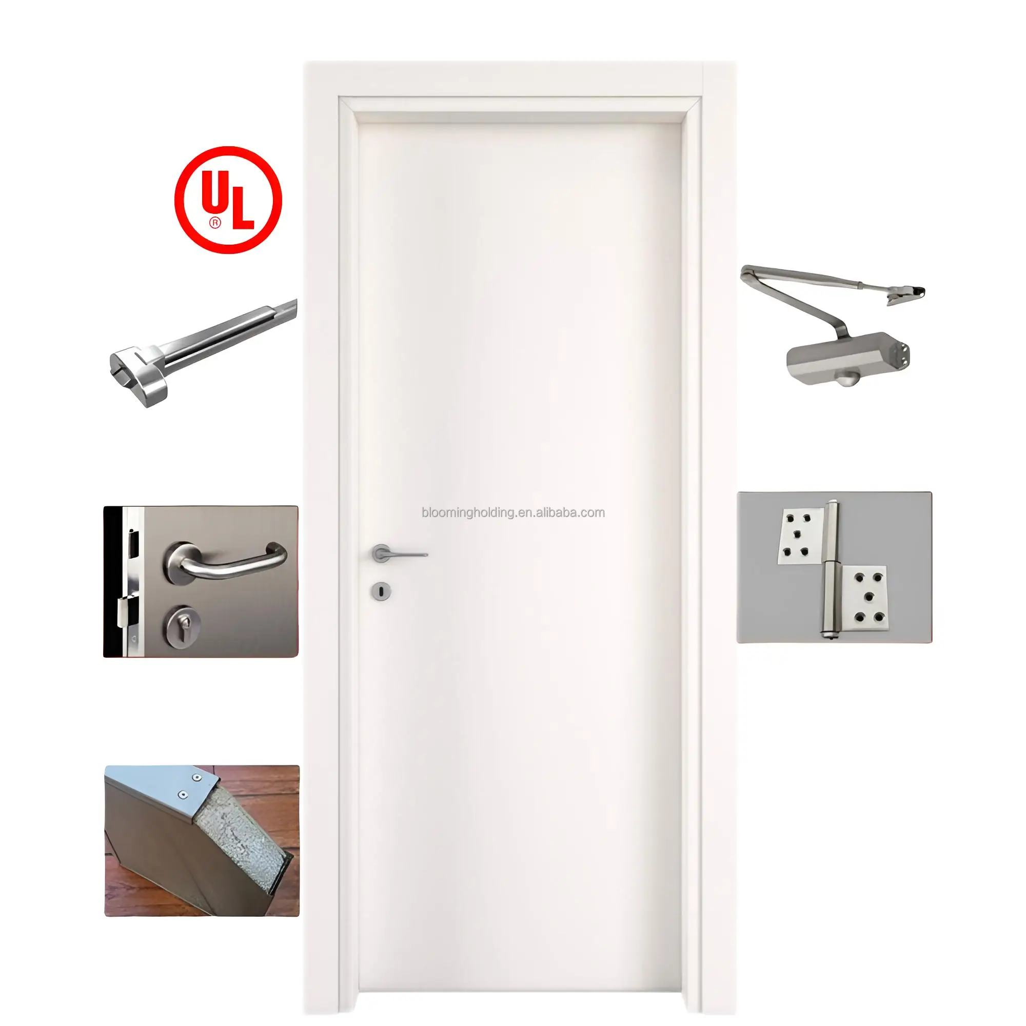 Canada fire proof interior door prehung interior solid core doors mdf interior room door