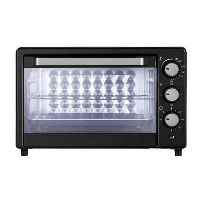 Лидер продаж, многофункциональная печь большой емкости, домашний торт, пицца, выпечка, жаровня, барбекю, электрический тостер, печь 25 дюймов