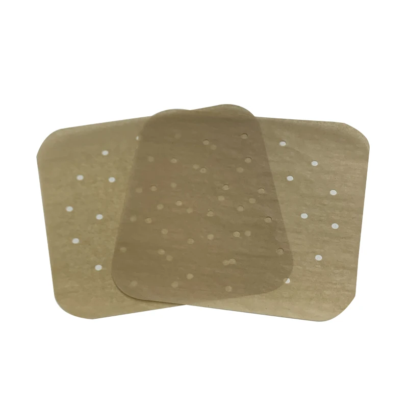 Disposable Safe Cookie Tray 10 Inch Nonstick Square Perfect Round Parchment Liner Baking Cooking Dim Sum Paper For Air Fryer