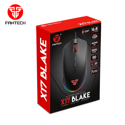 Fantech новый дизайн игровая мышь X17 с PMW3325 датчик высокого класса компьютер от оригинального производителя onlywheel в программируемый