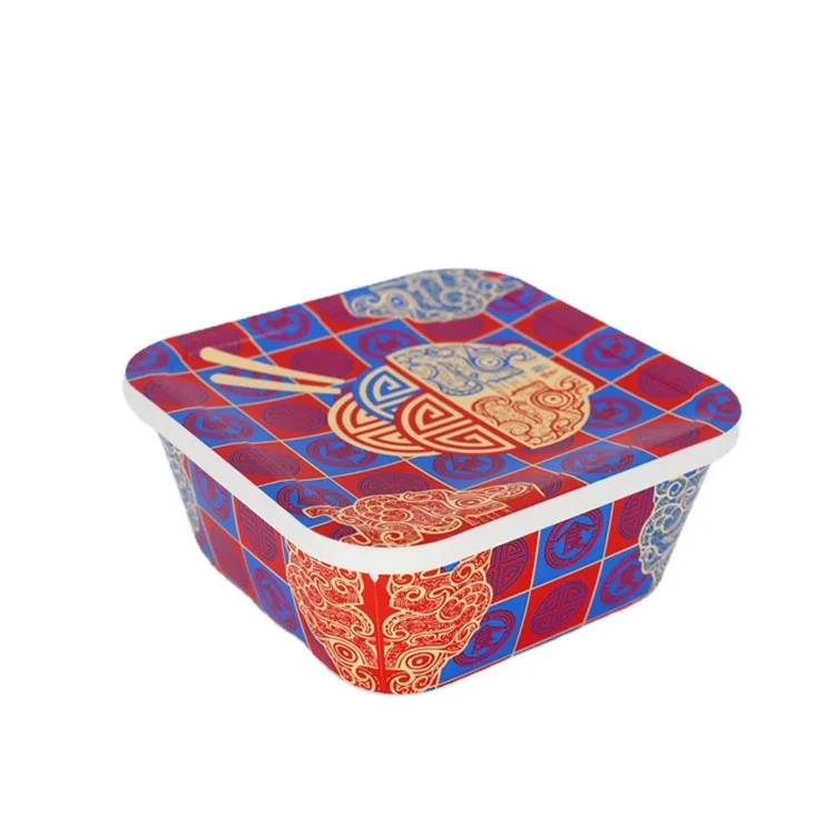Food Grade 100% Eco friendly Disposable Bamboo pulp Lunch Box Compostable Bento Box Bio Restaurant Tankeaway Packaging Container