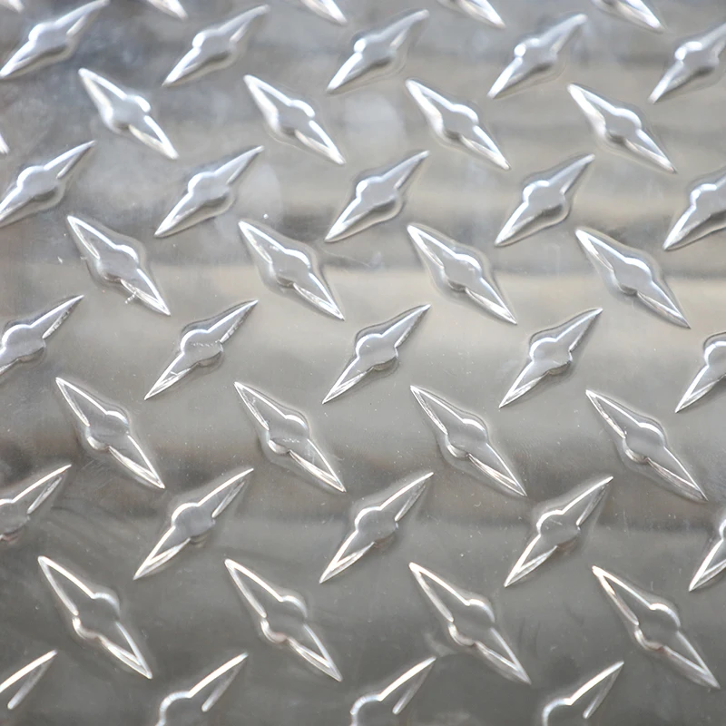 Factory wholesale checkered aluminium plate 5083 aluminium plate High Quality Embossed Aluminum Sheet