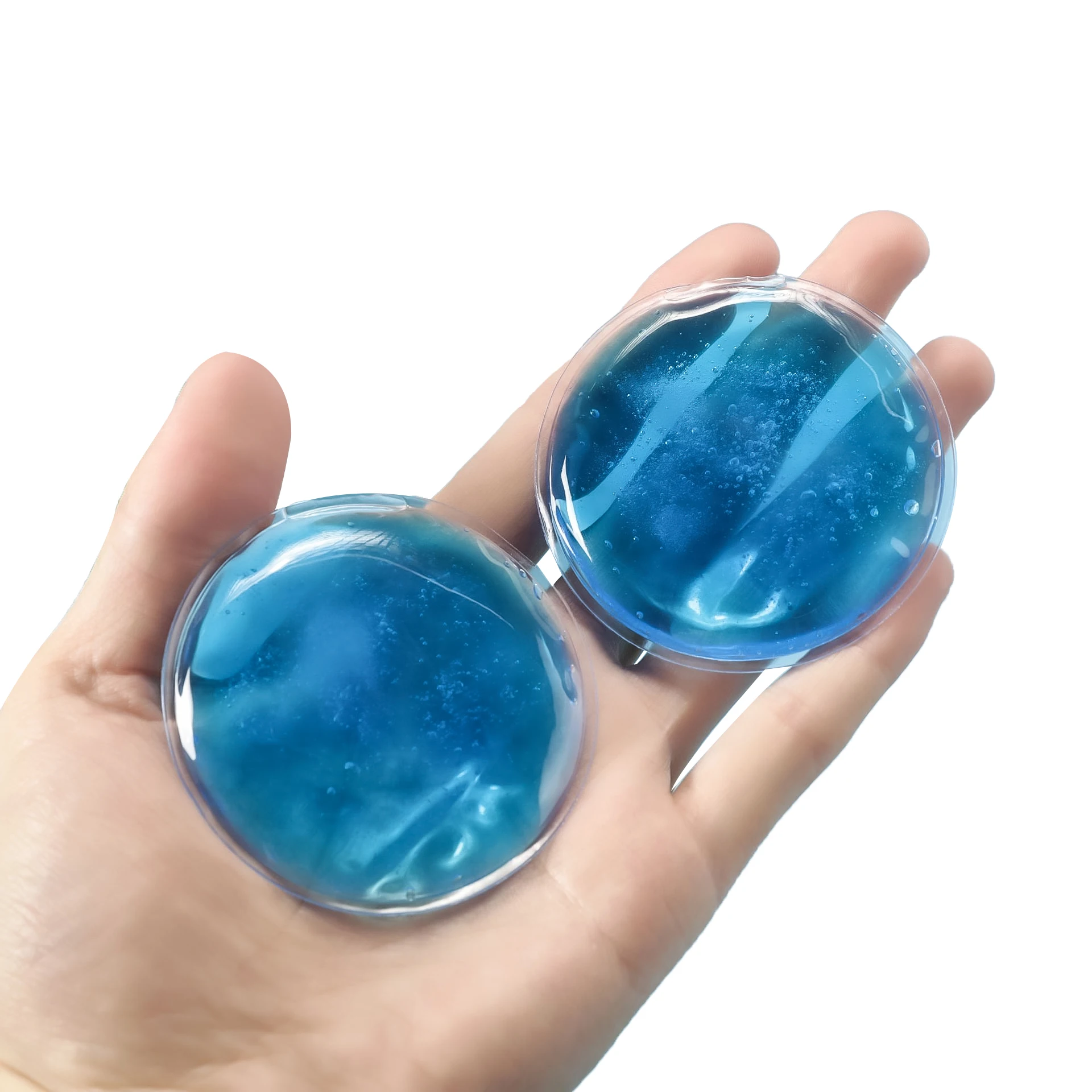 Reusable Portable Round Shaped Custom Gel Ice Pack Heat Cold Pad for Pain Relief