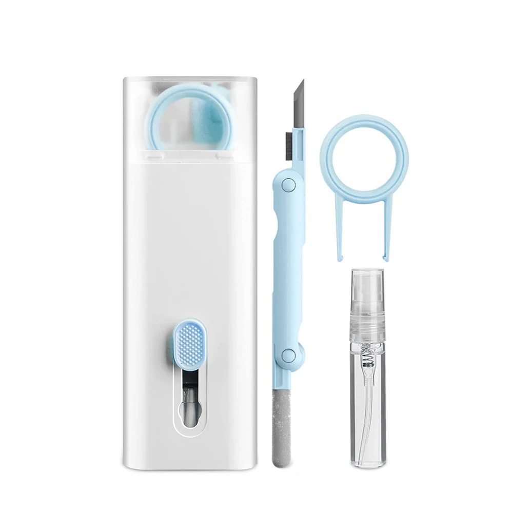 7 в 1 Многофункциональный портативный компьютер ПК телефон наушники клавиатура Электроника Чистящая настольная щетка ручка Набор для