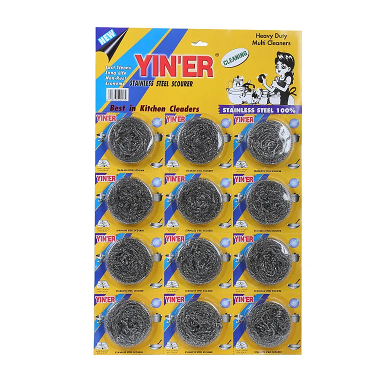 Cheap Price Newest Selling Stainless Steel Sustainable 40 Sets YINER 18g Customization Service Provided 410 Scrubber