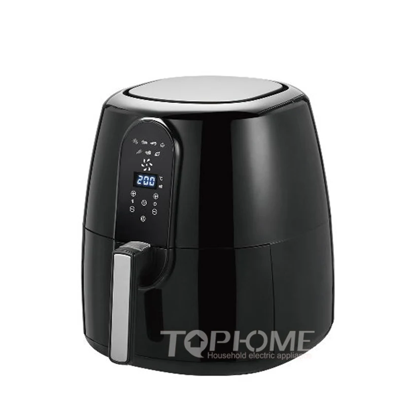 2025 Hot selling 5.5L Digital Large Air Fryer with Touch Screen No oil Kitchen best toaster air fryer oven