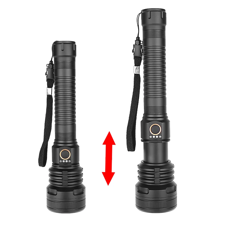 
High lumen military grade flashlight 20w 3000lm Xhp70 Hunting Japan High Power Torch Light 2km Distance Flashlight 