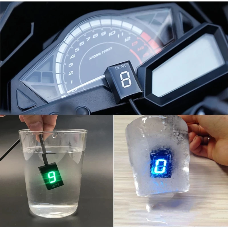 Gear Indicator Display Meter For Yamaha FZ6 FZ6R FZS 600 1000 Fazer XJ6 YZF-R6 R6S R1 FZ8 FZ1 FZ1N TDM 900 FZ400 XT660 MT-03