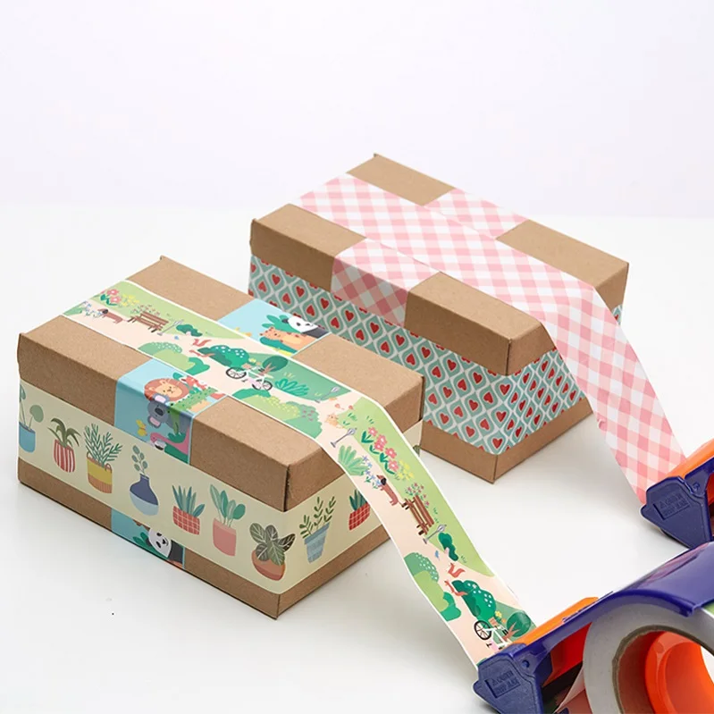 Custom Pink Kraft Packaging Tape