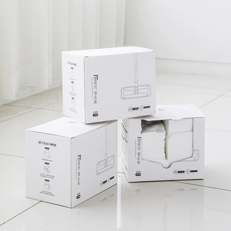 Wet And Dry Electrostatic Dust Mop Thick Floor Wiping Cloth Floor Mop Cleaning Wet Wipes