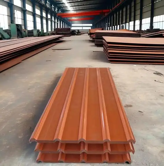 roofing iron High Quality Color Galvanized Zinc Coated Corrugated Metal Steel Roof Sheet Roofing Tile