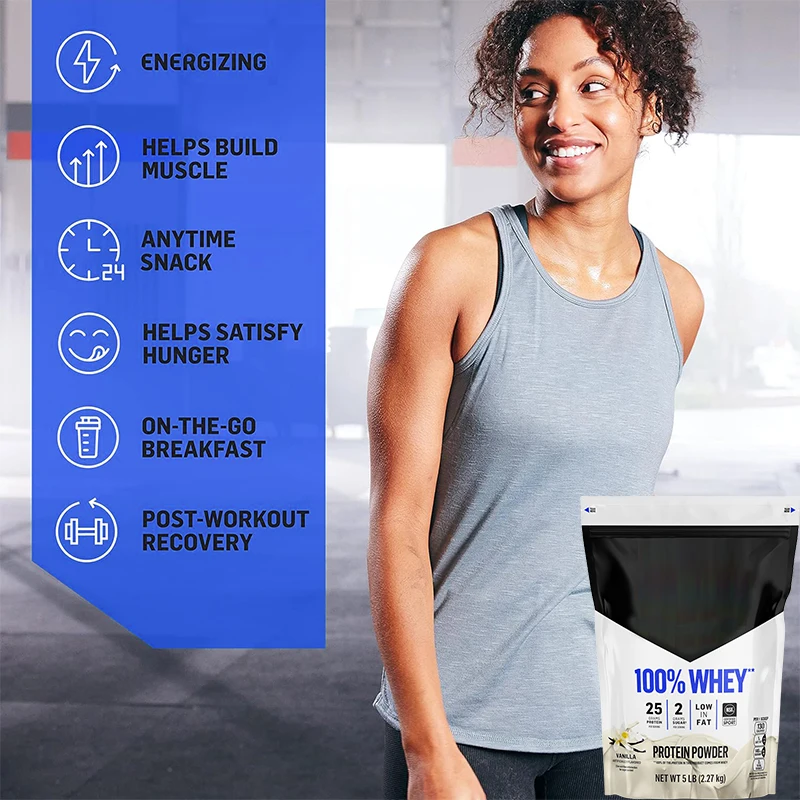OEM/ODM Private Label sport supplement recovery Vanilla coco flavor Energy 100% protine powder whey protein