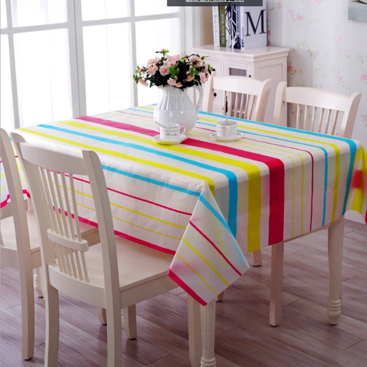 Cheap price 54x108 Plastic Table Cover Decoration Disposable Print Table Cloth for Party