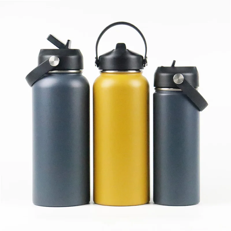 multi Capacity Stainless Steel Vacuum Sport and travel water Bottle Thermos Insulated double wall Gym Water Bottle