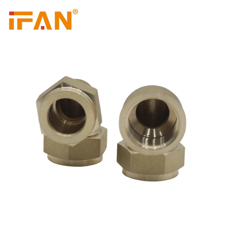 IFAN China Wholesale Y Tee 15MM Forged Plumbing Water Copper Pipe Fittings Elbow Compression Fitting