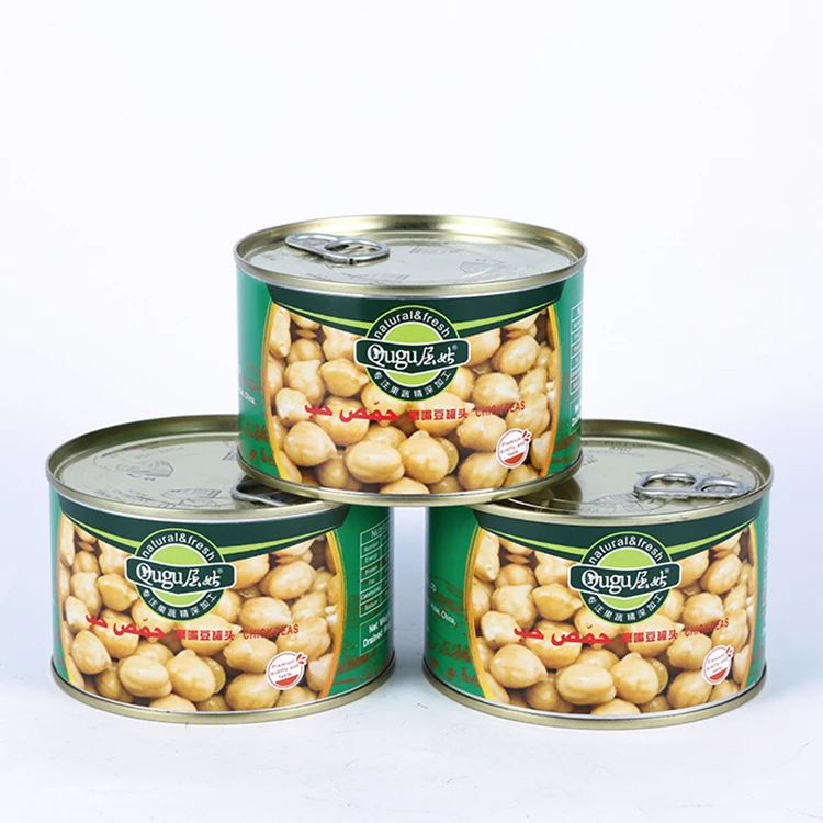 Organic Bulk sale canned chick peas canned garbanzo beans protein garbanzo