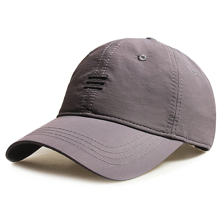 High Quality Low Moq Cheap In Stock Quick-drying Cap Custom Embroidery Logo Baseball Caps Custom Sun Protection Baseball Cap