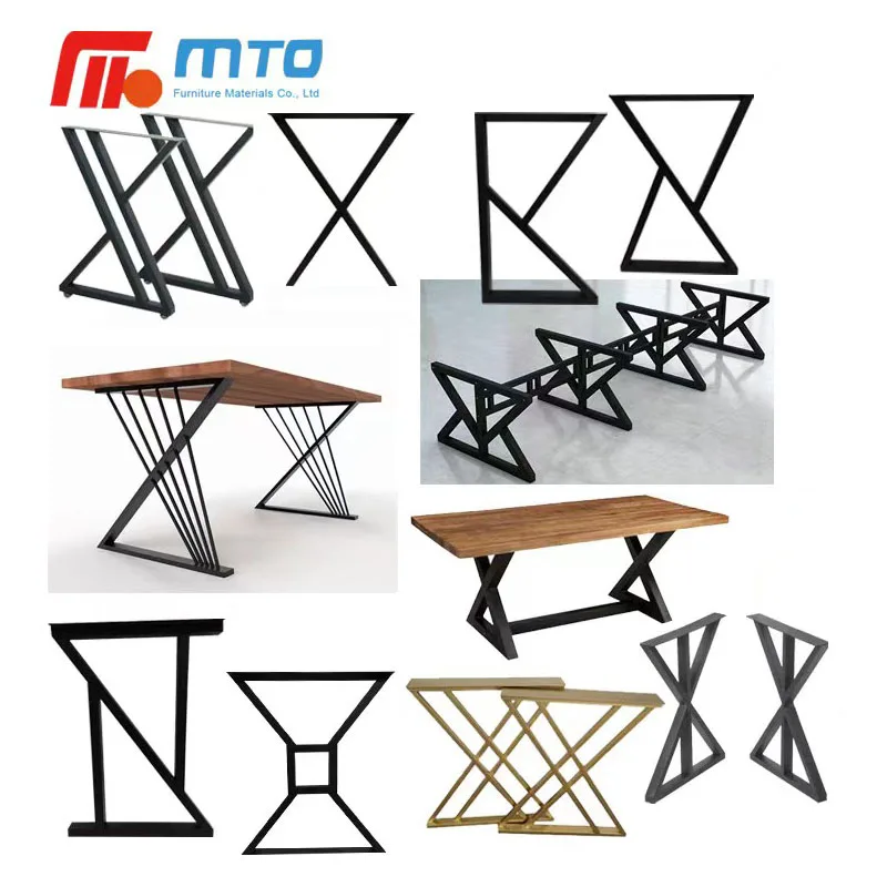 Customized Contemporary Heavy Duty Gold Polished Spider Cast Iron Hollow Dressing Dining Coffee Banquet Metal Table Leg
