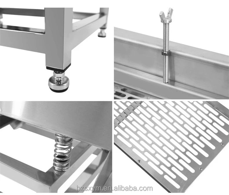 Linear Vibrating Sieve Machine with Motor for Grain Sorting Sifting Screen Equipment Manufacturing Plants Farms Food Beverage