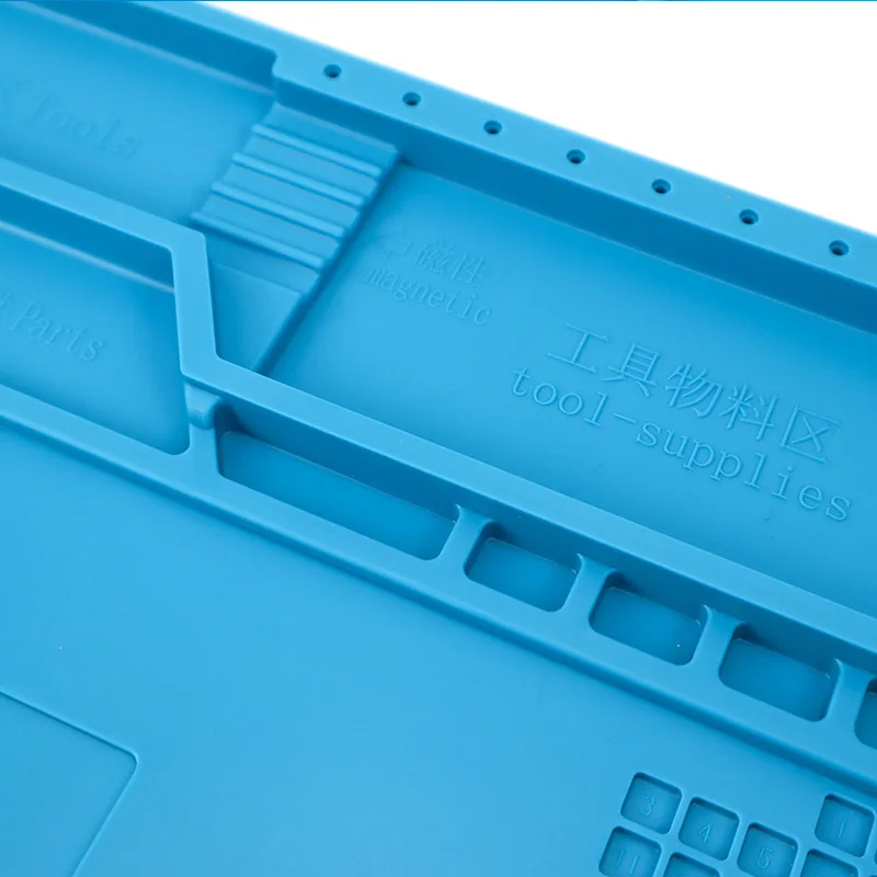 Desk Mat Maintenance Platform For Bga Magnetic Work Mat Soldering Silicone Mat For Mobile Phone Repair