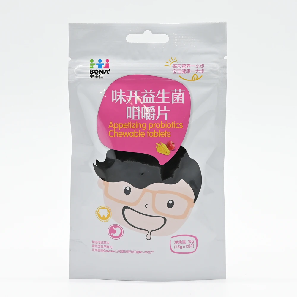 Improving Gastrointestinal Function Orange Fruit Health Supplement Digestive Probiotics Chewable Tablet