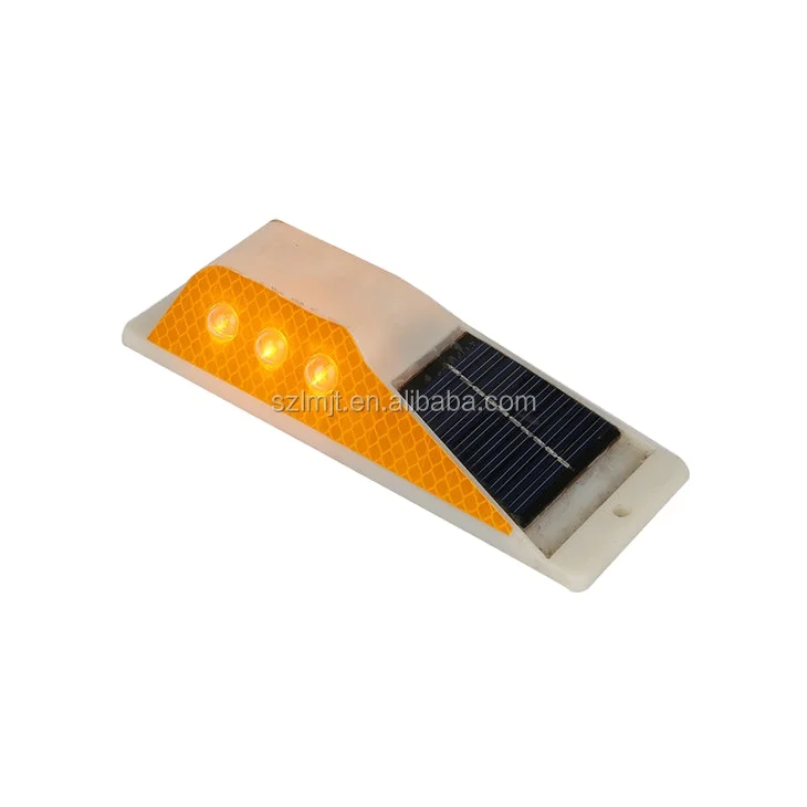 High Visibility Rectangle Solar LED Delineator Project Warning LED Light Traffic Delineator for Roadway Use