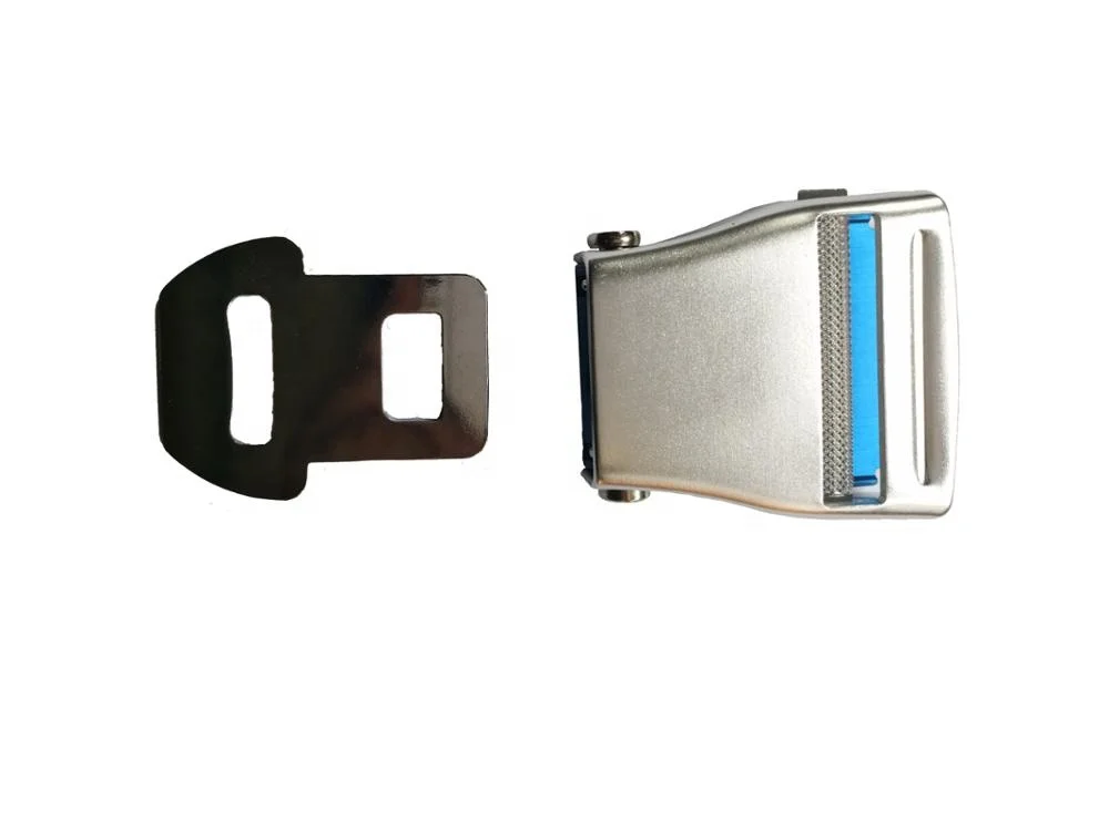 2 Inch Seat Belt Buckle And Fashion Belt buck with Blue Color Oxidation