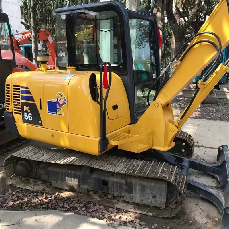 Good condition komatsu56 small used construction machine with quality parts and cheaper cost